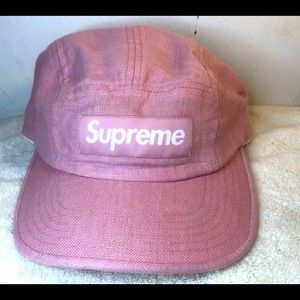 ⚠️SOLD⚠️Supreme Linen Camp Cap “Dusty Purple”.